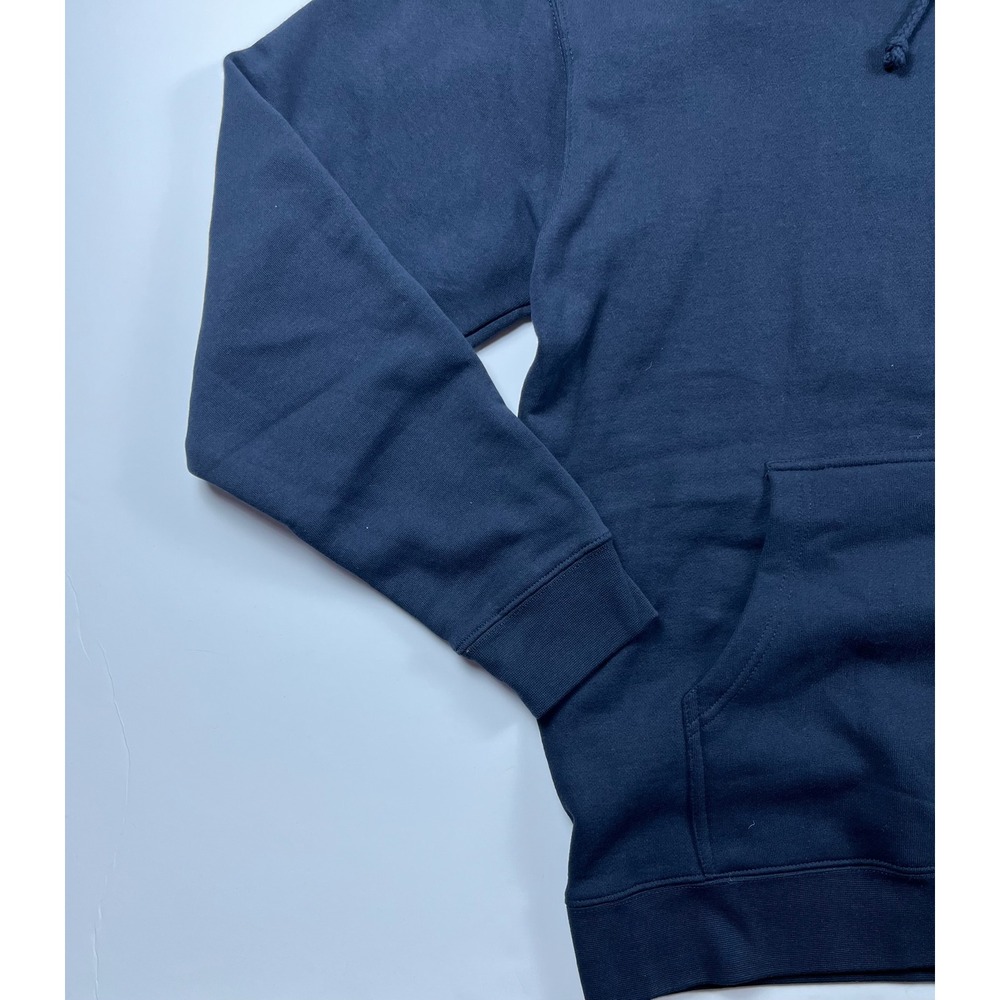 Dark Seas Grundens Great Depths Coastal Fleece Hoodie Navy Blue Mens L NWT - Picture 6 of 15